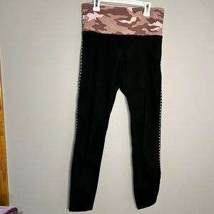 -PINK Yoga- Pink Camo High Waisted Leggings